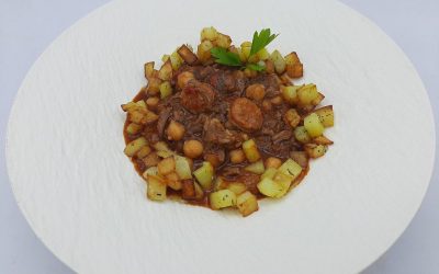 Garbanzos con carrilleras