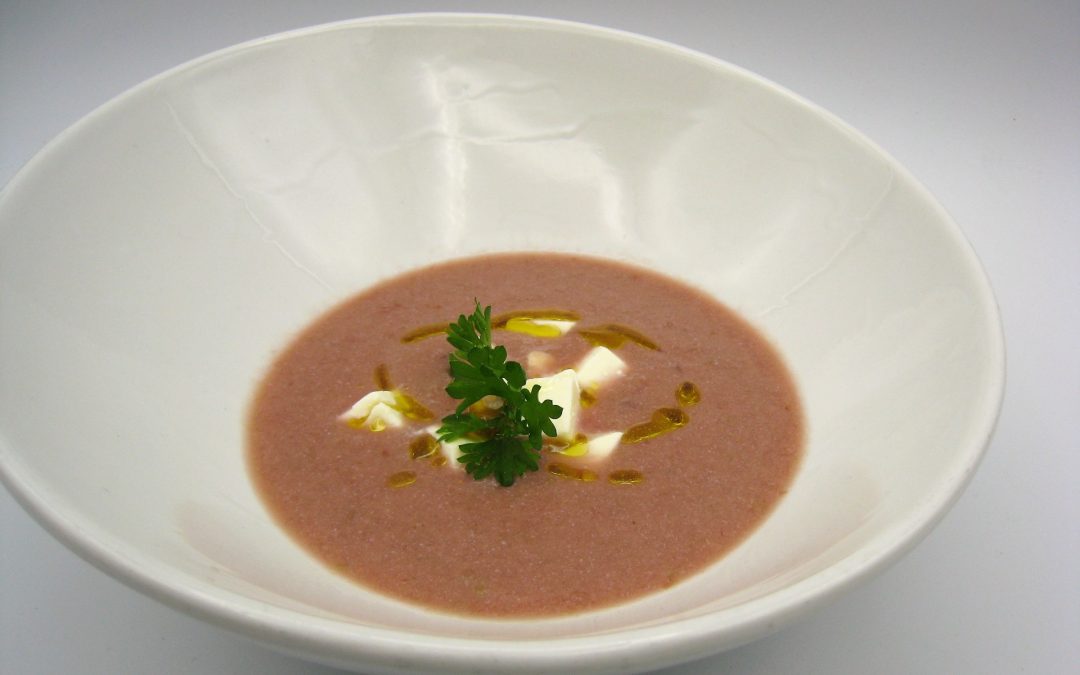 Gazpacho de cerezas