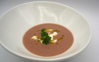 Gazpacho de cerezas