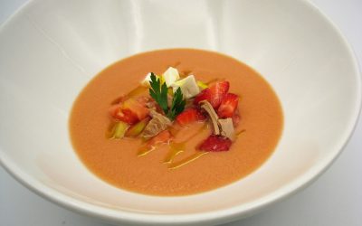 Gazpacho de fresas