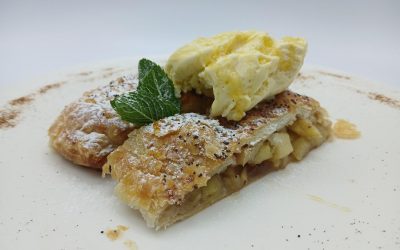 Hojaldre de manzanas con nueces