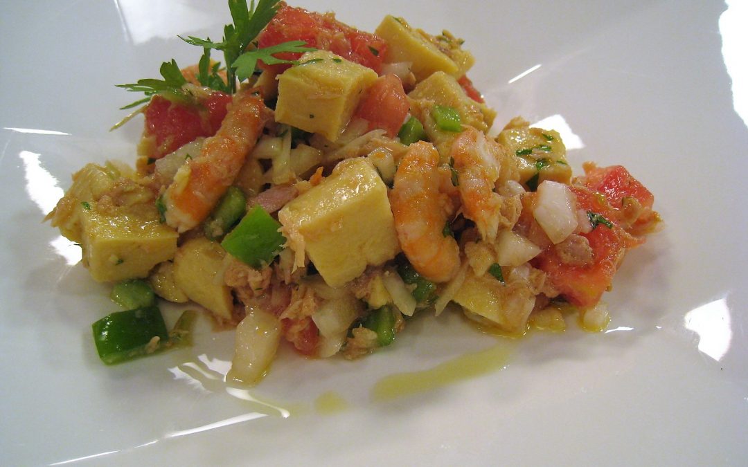 Huevos de Fraile con Pipirrana