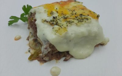 Lasaña de ternera