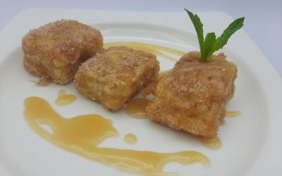 Leche frita de almendra
