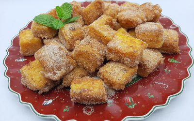 leche frita de naranja