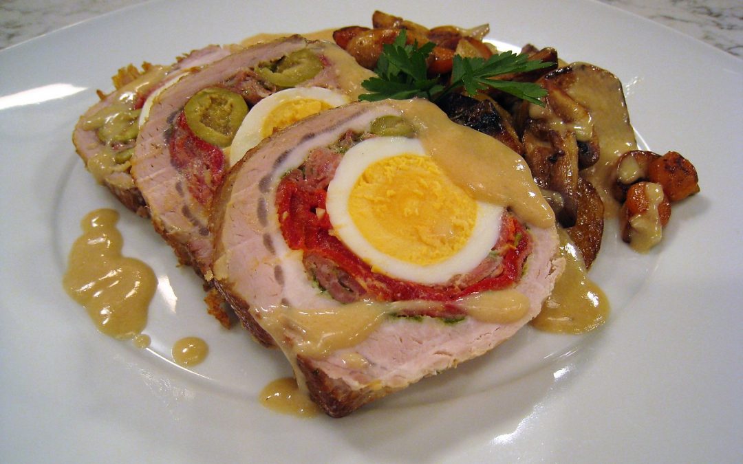 Lomo de cerdo en leche