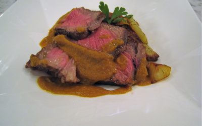 Lomo de ternera en su jugo