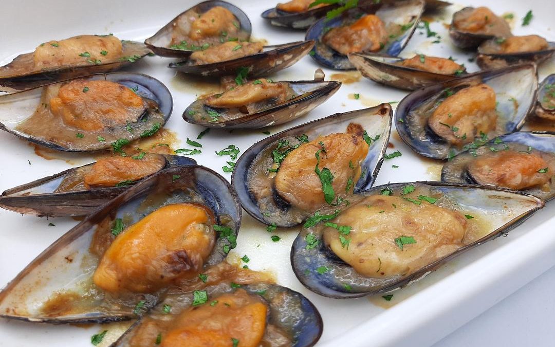 Mejillones gratinados