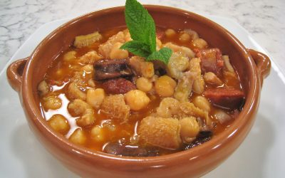 Menudo con Hierbabuena y Garbanzos