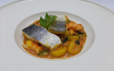 Corvina con pasta