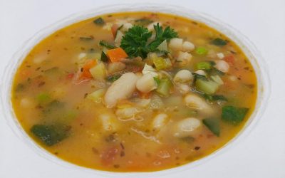 Minestrone con alubias