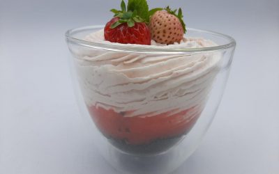 Mousse de fresas