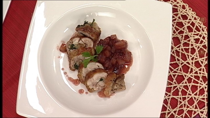 Muslos rellenos con miel