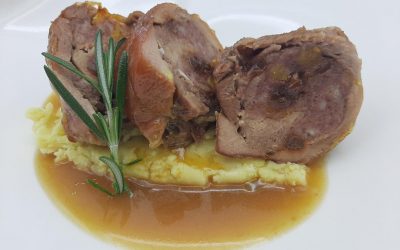 Muslos de pavo relleno