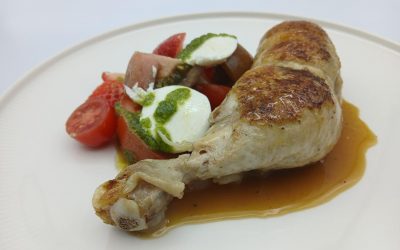 Muslos de pollo rellenos