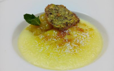 Natillas de piña colada