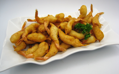 Gambas a la gabardina