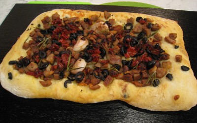 Pan caliente de chicharrones