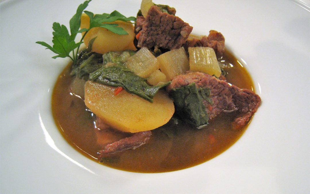 “Papas guisás” con carne