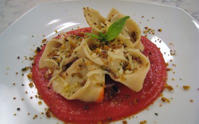 Pasta casera rellena