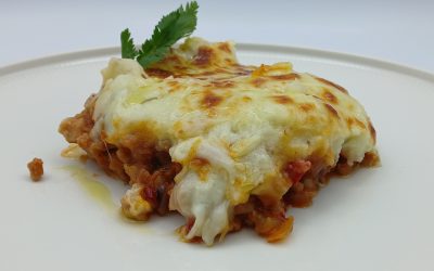 Pastel de carne y chorizo