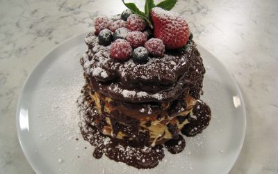 Pastel de Tortitas con chocolate