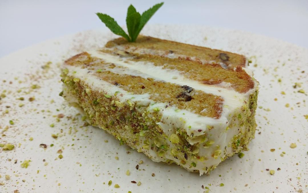 Pastel de zanahoria y queso