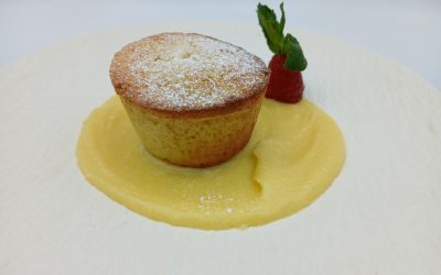 Pastel de naranja y chocolate