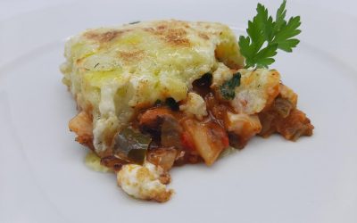 Pastel gratinado de pescado