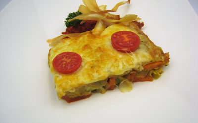 Pastel gratinado de verduras