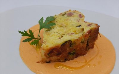 Pastel salado de calabacín