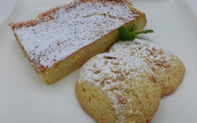 Pastel sorpresa de naranja