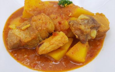 Patatas guisadas con costilla