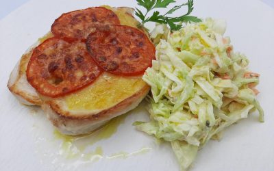 Pechuga de pollo a la parmesana