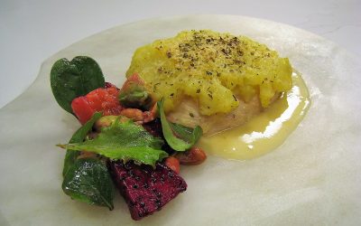 Pechuga gratinada con patatas