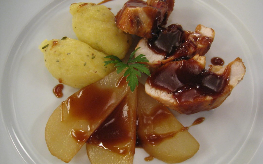 Pechuga de pollo rellena