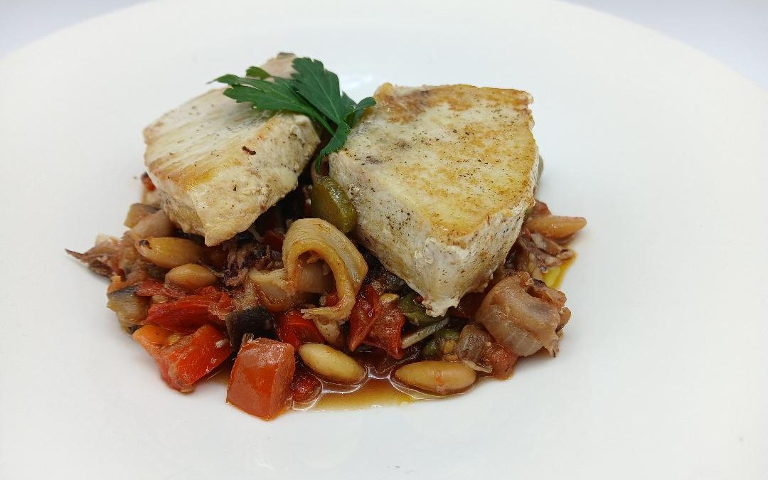 Pez espada con sofrito