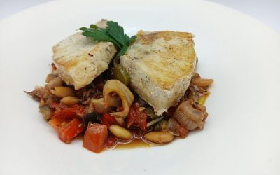 Pez espada con sofrito