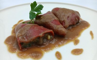 Piquillos rellenos de brandada