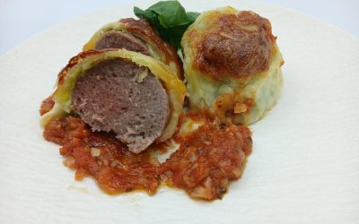 Pizza burger con pesto