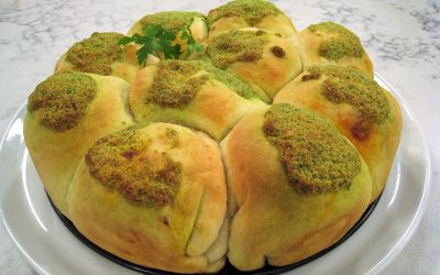 Pizza de albóndigas