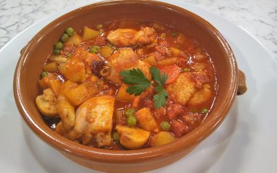 Pollo a la cazadora