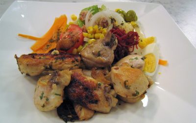 Pollo al ajillo