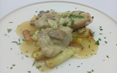 Pollo al ajillo