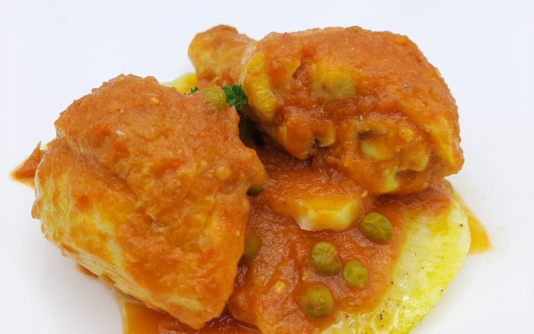 Pollo al limón con verduras