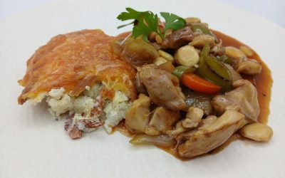 Pollo con almendras