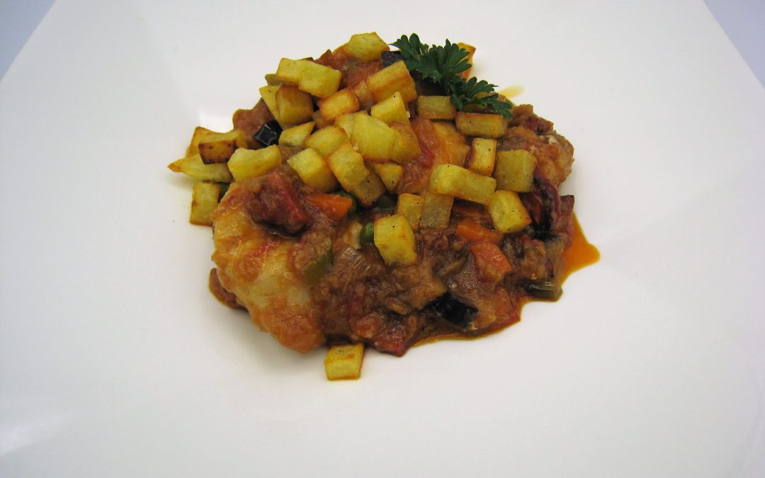 Pollo en salsa campera