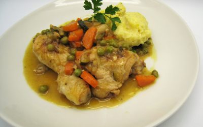 Pollo con verduras