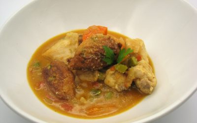 Pollo en salsa «migá»