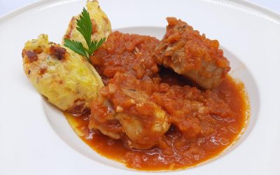 Pollo “Entomatao”